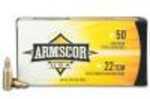 22 TCM 50 Rounds Ammunition Armscor Precision Inc 40 Grain Hollow Point